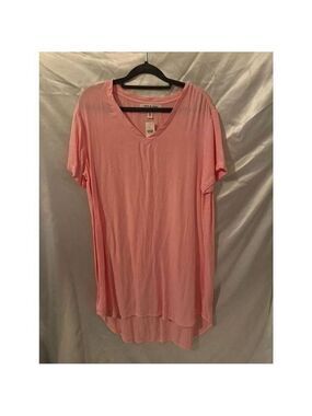 Anthropologie Pink Tunic Knee-Length Dress